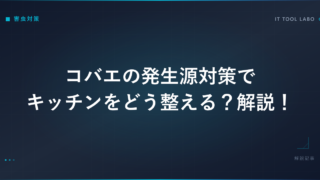 コバエの発生源対策でキッチンをどう整える？解説！