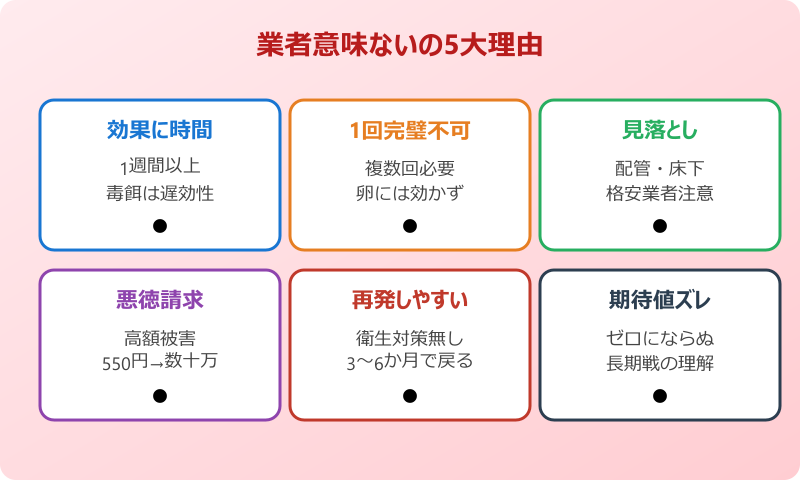 ゴキブリ業者 意味ある 選び方