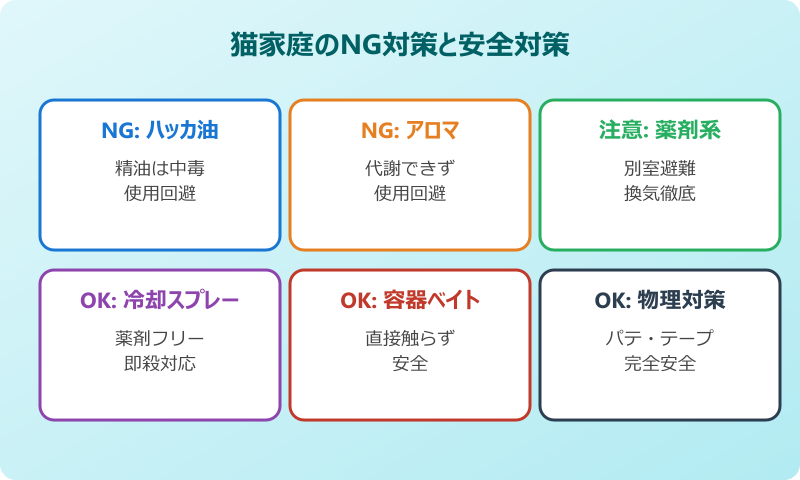 ゴキブリ 対策 猫がいる家 NG対策と安全対策