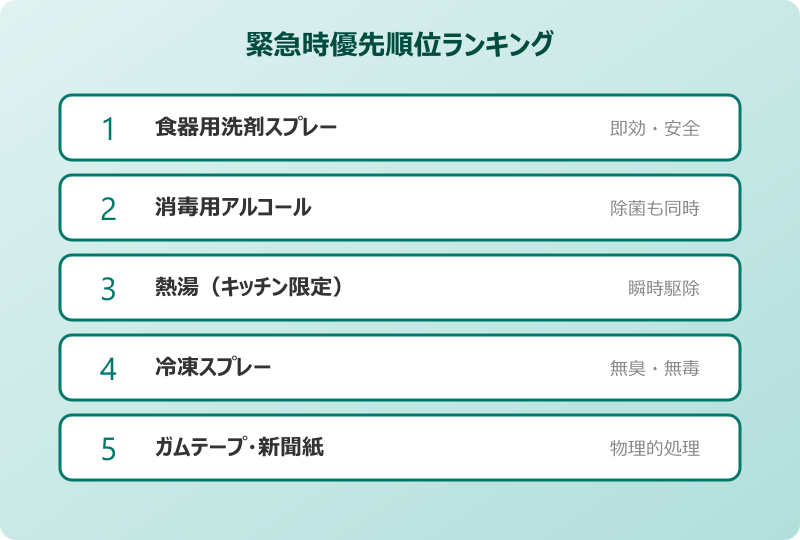 ゴキブリ スプレーなし対処 完成形