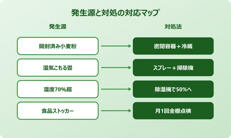 コナダニ 駆除 予防策