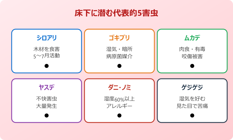 床下の害虫駆除を自分でやる方法