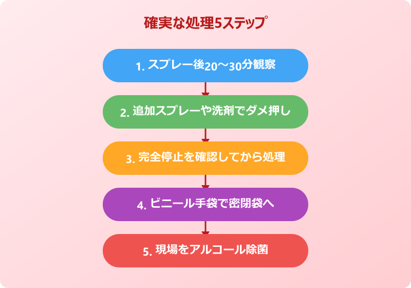 ゴキブリ死骸 消えた 確実に処理する手順