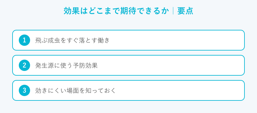 効果はどこまで期待できるかの要点